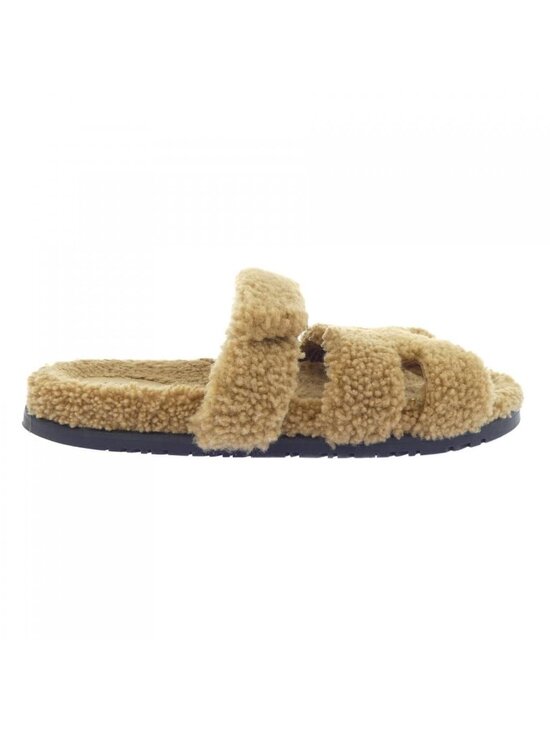 Hermes Chypre Sandals Brown
